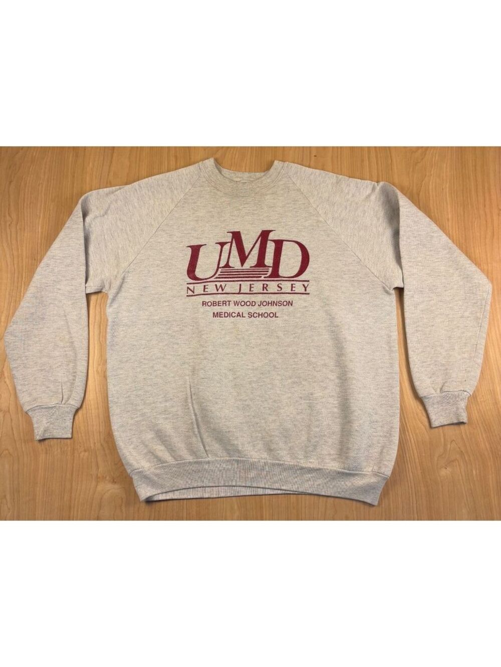 Vintage 90s Robert Wood Johnson umd sweatshirt new jersey made in usa nj medical